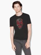John Varvatos Two-tone Skull Tee Black Size: Xs