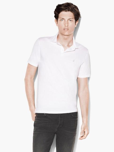 John Varvatos Pima Cotton Peace Polo  Size: Xs