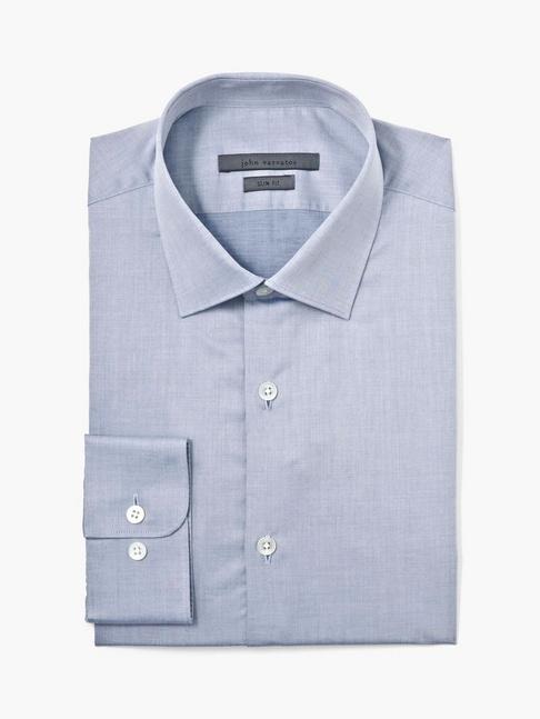 John Varvatos Slim Fit Dress Shirt With Fender Collar