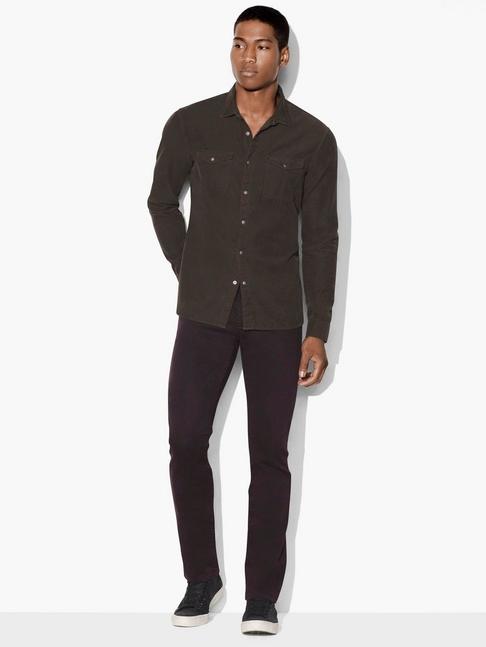 John Varvatos Corduroy Snap Front Western Shirt  Size: Xs