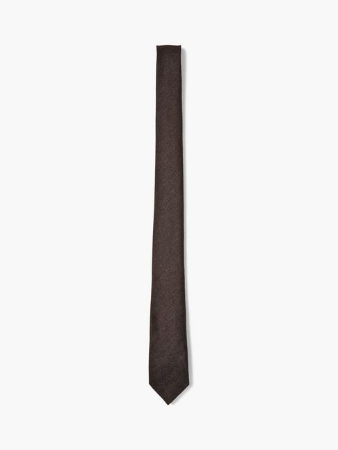 John Varvatos Skinny Herringbone Tie