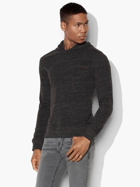 John Varvatos Long Sleeve Pullover Knit Hoodie