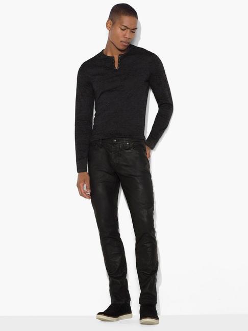 John Varvatos Wight Wrinkled Resin Jean