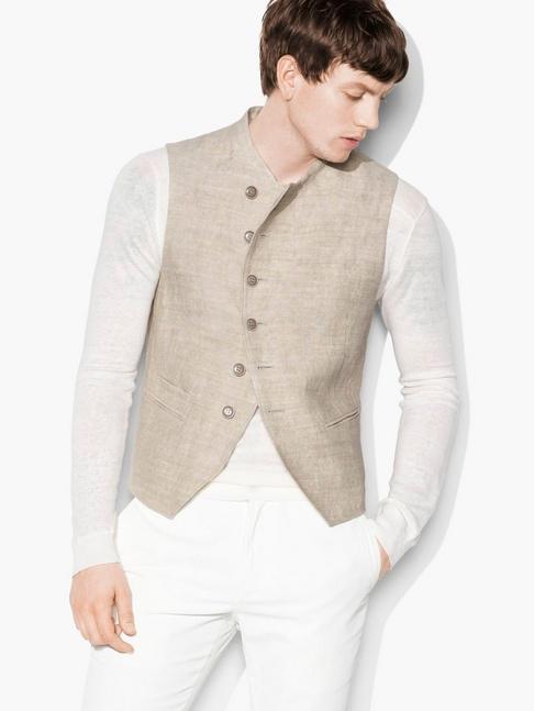 John Varvatos Asymmetric Vest