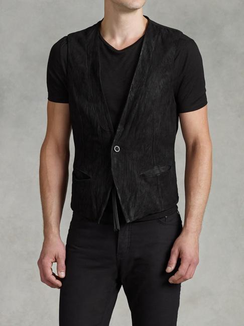 John Varvatos Cut Away Vest
