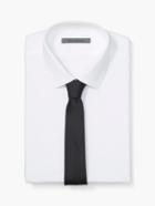 John Varvatos Solid Skinny Tie Indigo Heather