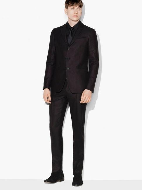 John Varvatos Austin Charcoal Pinstripe Jacket