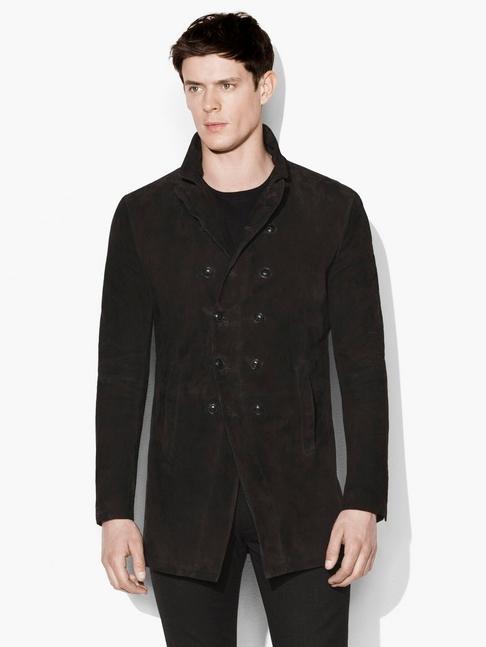 John Varvatos Elongated Suede Jacket