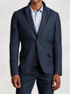 John Varvatos Linen Cotton Jacket With Wire Insert