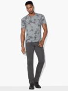 John Varvatos Modern Tie-dye Tee Silver Grey Size: S