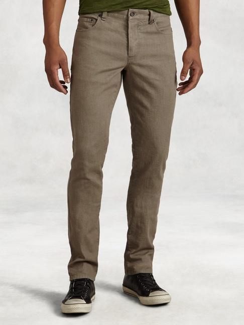 John Varvatos Linen Cotton Chelsea Jean