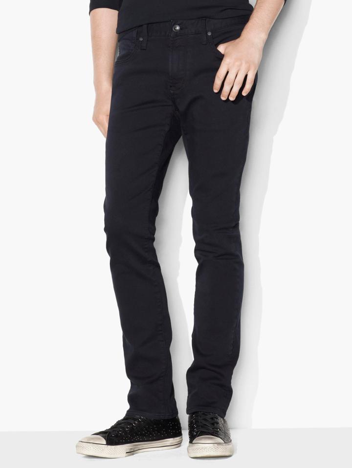 John Varvatos Bowery Washed Knit Jean Eclipse Size: 29