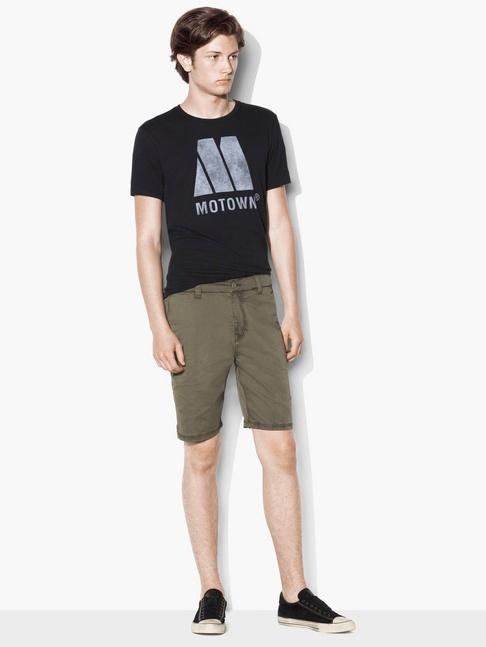 John Varvatos Flat Front Chino Short