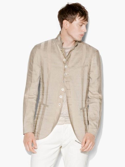John Varvatos Paneled Multi-button Jacket