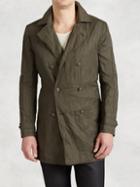 John Varvatos Cotton Modern Trench