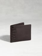 John Varvatos Genuine Crocodile Slimfold Wallet