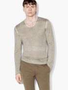 John Varvatos Silk Cashmere V-neck