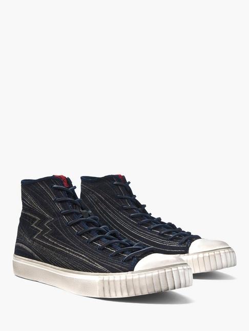 John Varvatos Lightening Bolt Jacquard Mid-top