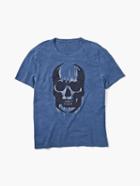 John Varvatos Faded Skull Tee Pacific Size: Xs