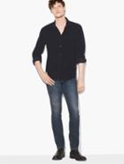John Varvatos Corduroy Shirt Midnight Size: S