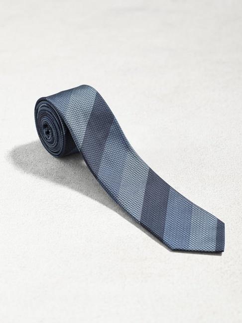 John Varvatos Skinny Block Stripe Tie