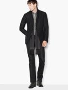 John Varvatos Crinkled Cotton Jacket
