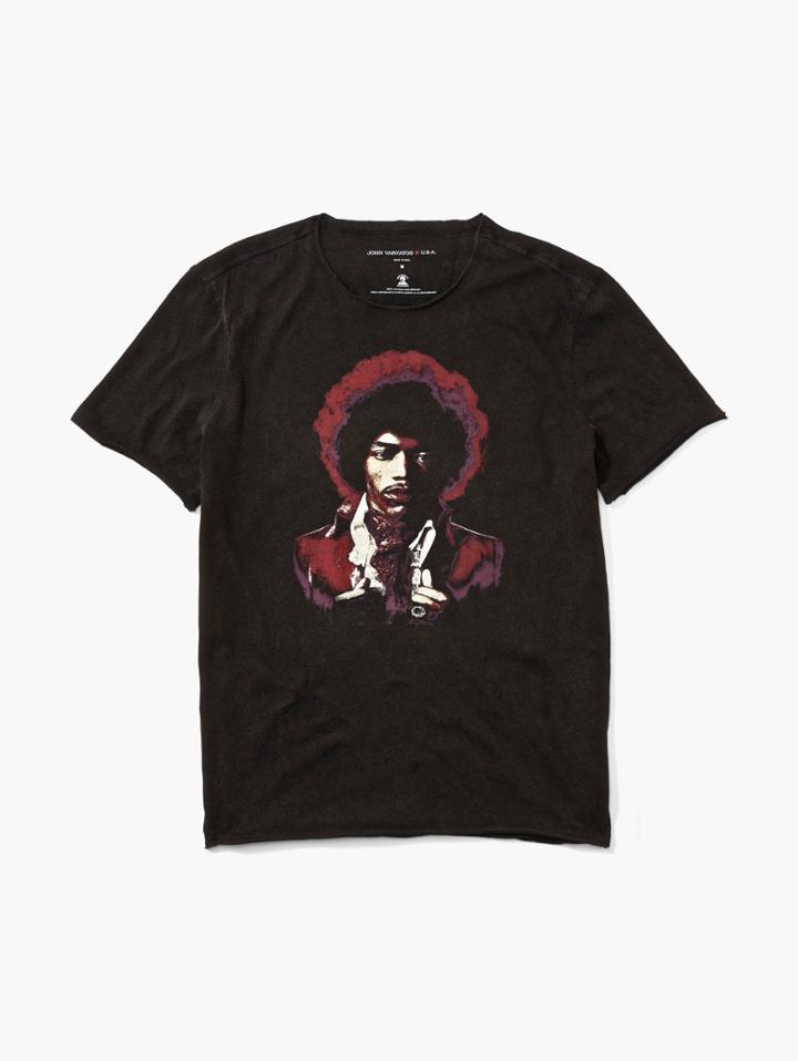 John Varvatos Both Sides Of The Sky Tee Black Size: Xs