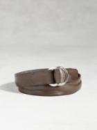 John Varvatos Artisan Hammered Ring Belt