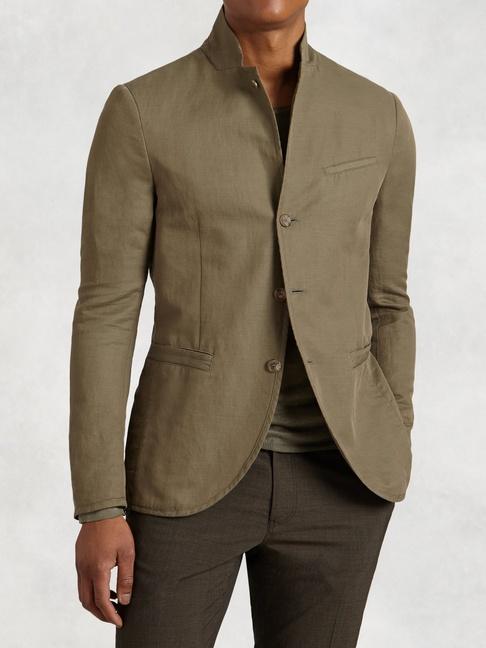 John Varvatos Lightweight Cotton Linen Jacket