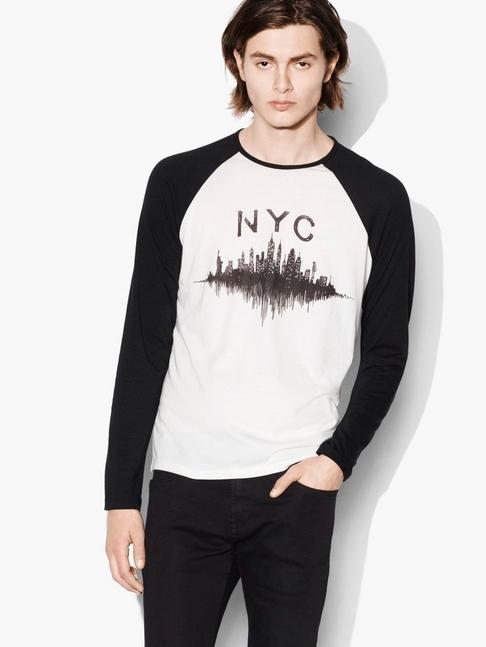 John Varvatos Nyc Raglan Tee