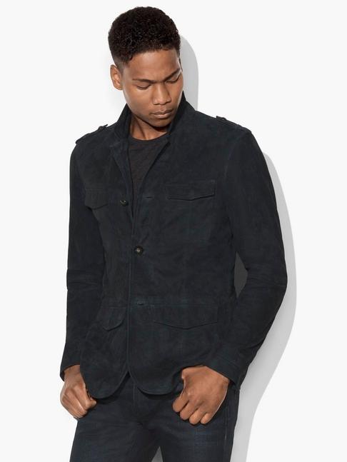 John Varvatos Suede Military Jacket  Size: Xs