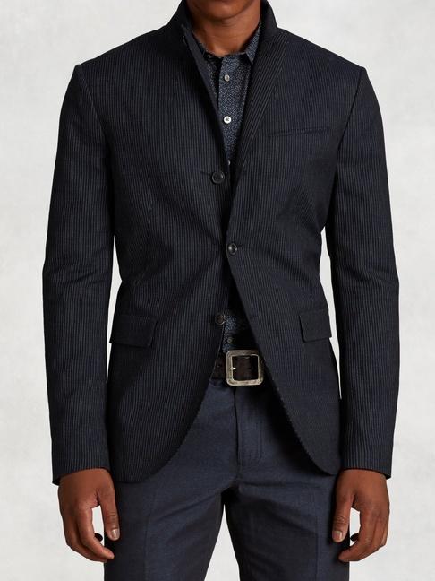 John Varvatos Peak Lapel Pinstripe Jacket