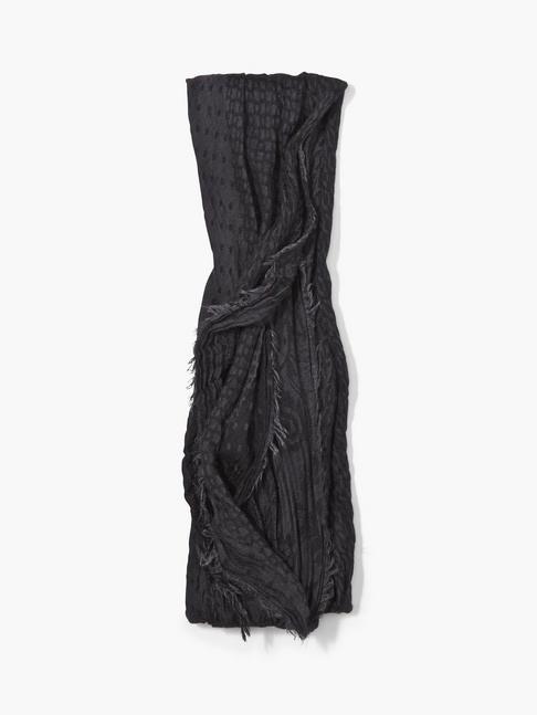 John Varvatos Crinkled Multi-pattern Scarf
