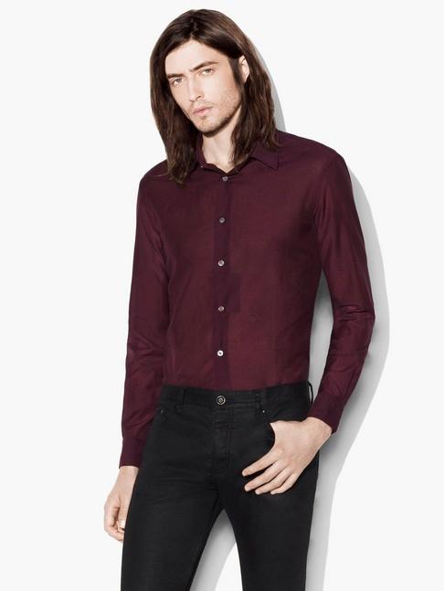 John Varvatos Micro Dobby Shirt