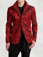 John Varvatos Dual Closure Nylon Camo Jacket