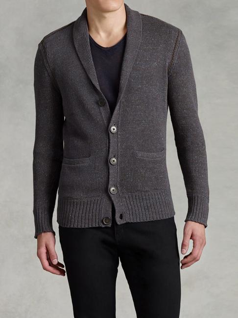 John Varvatos Chunky Cardigan Sweater