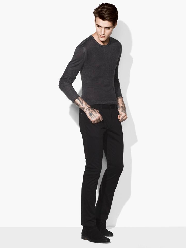 John Varvatos Woodward Jean Black Size: 29 Rg