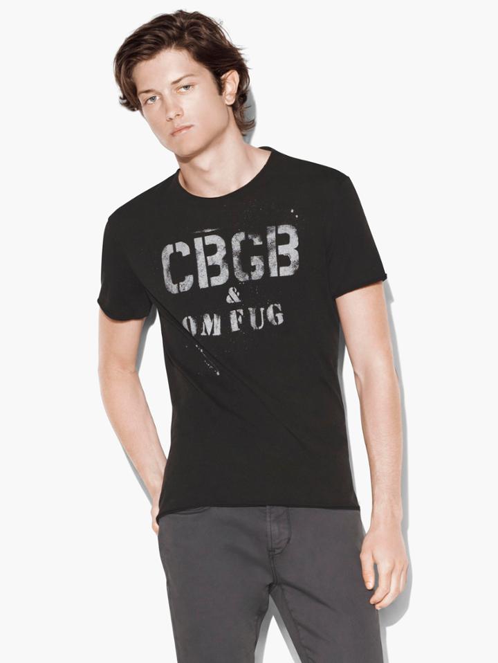 John Varvatos Cbgb Tee Black Size: Xs