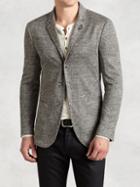 John Varvatos Linen Cotton Hook & Bar Jacket