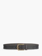 John Varvatos Leather Studded Edge Belt