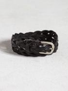 John Varvatos Leather Braided Cuff