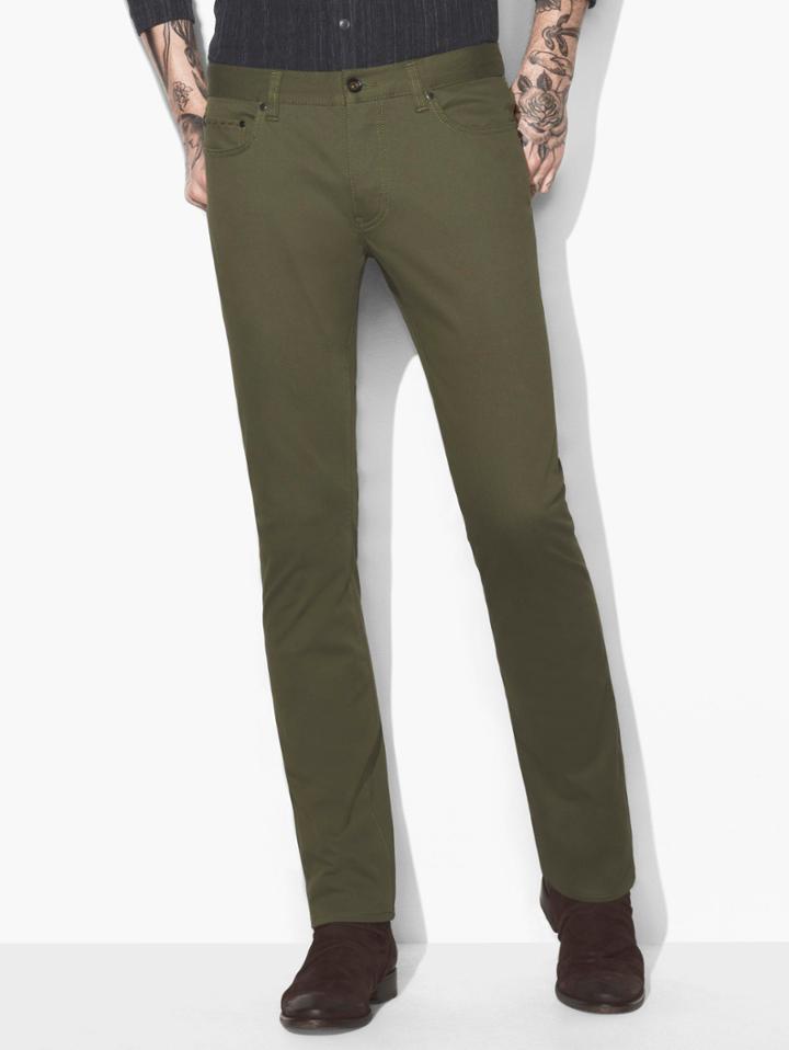 John Varvatos Woodward Jean Olive Size: 30 Rg