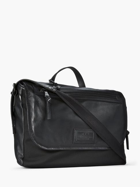 John Varvatos Leather Messenger