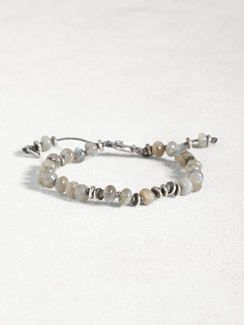 John Varvatos Labradorite And Sterling Silver Bracelet