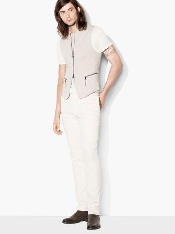 John Varvatos Vintage Striped Vest