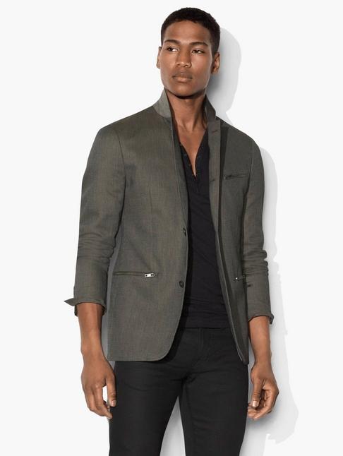 John Varvatos Thompson Micro-dot Jacket
