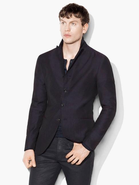 John Varvatos Wool Peak Lapel Soft Jacket