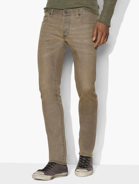John Varvatos Wight Coated Stretch Jean