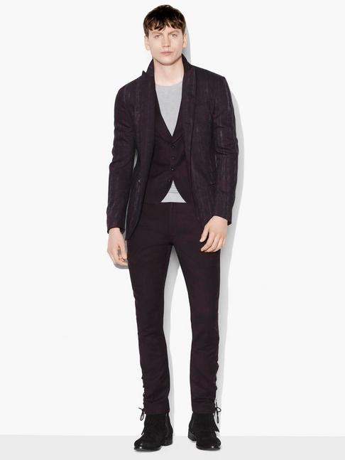 John Varvatos Broken Stripe Painted Jacket
