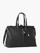 John Varvatos Pebbled Leather Wrangler Shopper